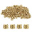 100pcs M4 Threaded Inserts Brass Heat Set Insert M4x4mm, OD 6mm Knurled Insert Nuts, 3D Printing Brass Nuts Female Threaded Inserts Nuts 1