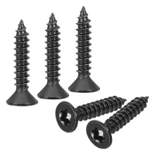 100Pcs Flat Head Torx Screws, M4 x 20mm 304 Stainless Steel Countersunk Self Tapping Anti-Theft Wood Screws Tamper Resistant Screws Fit T20 Bit for Wo