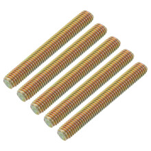 10 Pcs Fully Threaded Rod, M8-1.25x60mm Carbon Steel Long Thread Screw Right Hand Threaded for Furniture Mounting Assembly Fastening