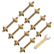 5/16" x 4" CounterTop Connector, 8 Set Table Fastener Furniture Connecting Kit Used to Connect Table Top Bed Butcher Block CounterTops