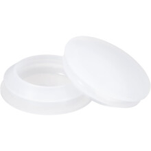 8Pcs Silicone Plugs, 25-27mm Hole Size, Translucent