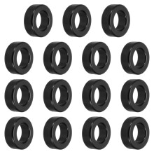 15Pcs Toroid Core, 24x42x16mm Iron Ferrite Chokes Ring Power Toroidal Transformer to Stabilize Signal Transmission Resist Electromagnetic Interference