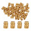 50pcs M3 Threaded Inserts Brass Heat Set Insert M3x7mm, OD 5mm Knurled Insert Nuts, 3D Printing Brass Nuts Female Threaded Inserts Nuts 1