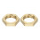 G1/8 Pipe Fitting Hex Lock Nut Locknut Female Threaded Fastening Thin Nut for Plumbing Fixed, Brass 2Pcs 1