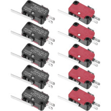 10Pcs V-152-1C25 1NO + 1NC Micro Limit Switch 15A 125/250VAC Waterproof Miniature Micro Switches for Precision Components