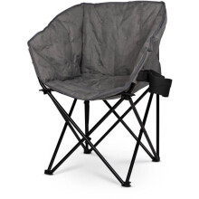 Sessel - KAMPA - TUBB Stuhl Grau - Faltbar gepolstert - Grau - 120 kg