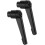 2Pcs M5 Adjustable Knobs Handle Female Thread Push Button Ratchet Quick Release Locking Rotating Bolt for Lathe Machinery, Black 1