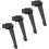 4Pcs M8 Adjustable Knobs Handle Female Thread Push Button Ratchet Quick Release Locking Rotating Bolt for Lathe Machinery, Black 1