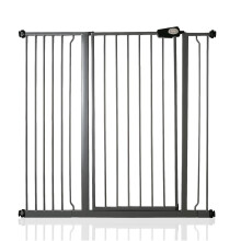 (Gris grafito, 113.8cm - 121.4cm) Bettacare Barrera Alta de Seguridad Para Niños y Mascotas