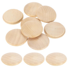 16Pcs Wood Button Plugs, 35mm/1.38" Hardwood Screw Hole Plug Mushroom Wooden Caps Buttons Wood Plug for Furniture Woodworking Craft Decor (40mm x 35mm