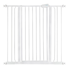 (Blanco, 100.8cm - 108.4cm) Safetots Puerta Extra alta de Seguridad de Metal con Ajuste a Presión