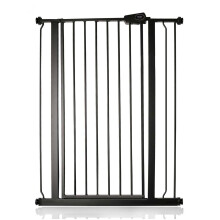 (Matt Black, 75cm - 82.6cm) Safetots Extra Tall Pressure Fit Gate