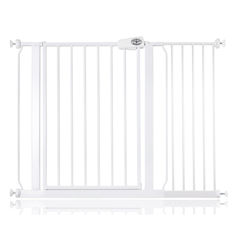 Bettacare (White, 107.4Cm - 115.4Cm) Easy Fit Pet Gate