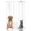 (White, 75cm - 84cm) Bettacare Pet Gate With Lockable Cat Flap 1