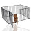 (105cm x 144cm, Black) Bettacare Pet Pen 1