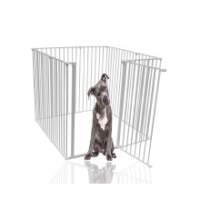 (White, 118cm x 118cm) Bettacare Extra Tall Indoor Pet Pen