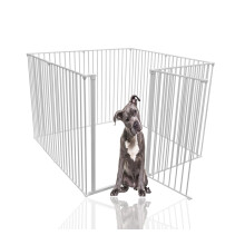 (White, 144cm x 144cm) Bettacare Extra Tall Indoor Pet Pen