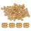 50pcs M2 Threaded Inserts Brass Heat Set Insert M2x2mm, OD 3.5mm Knurled Insert Nuts, 3D Printing Brass Nuts Female Threaded Inserts Nuts 1