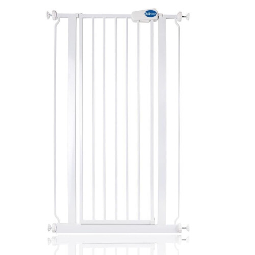Safetots (White, 68.5cm - 75cm) Safetots Extra Tall Pressure Fit Gate