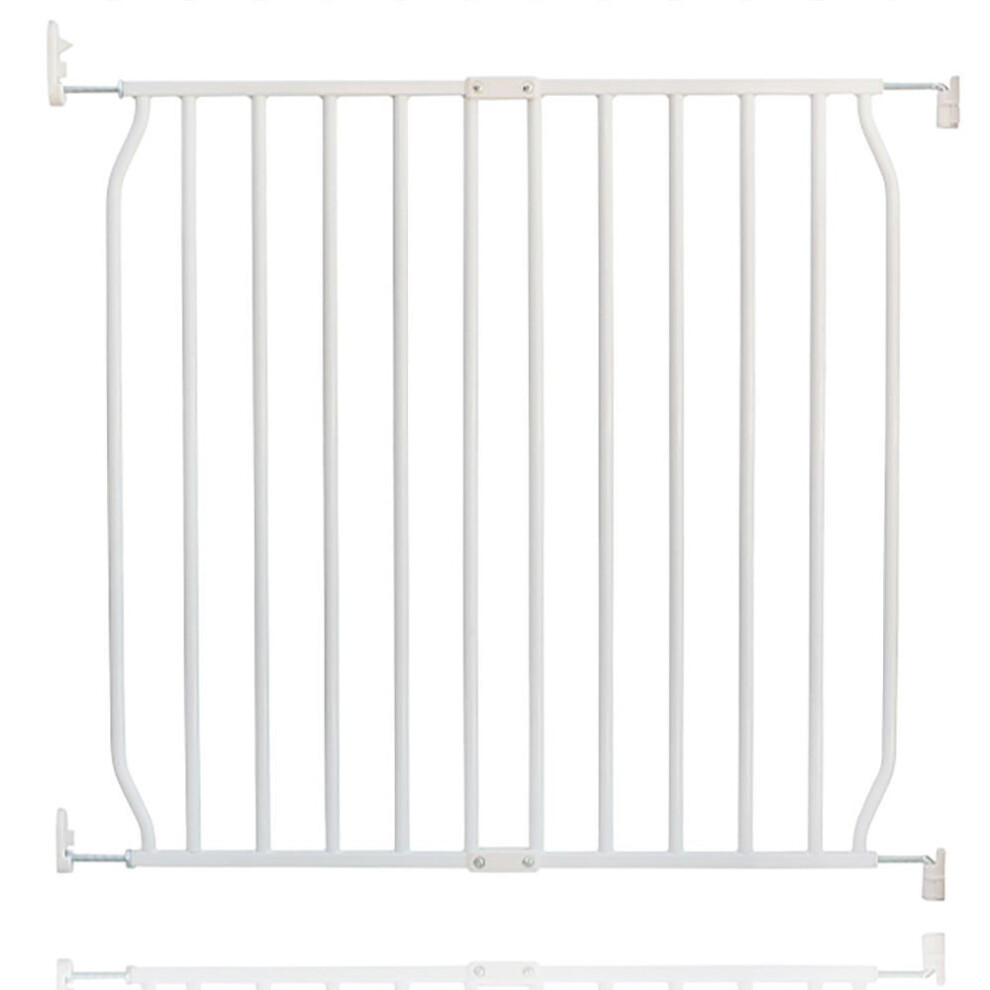 Safetots (70Cm - 80Cm, White) Eco Screw Fit Baby Gate