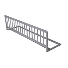 (Grey) Safetots Extra Wide Wooden Bed Rail