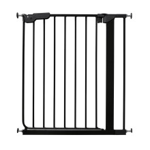 (Black, 66.5 - 74cm) Safetots Super Narrow Baby Gate