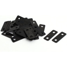 24mmx9mmx0.5mm Metal Rectangle Flat Repair Fixing Plate Angle Bracket 40pcs