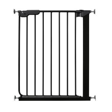 (Black, 60.5 - 66.5cm) Safetots Super Narrow Baby Gate