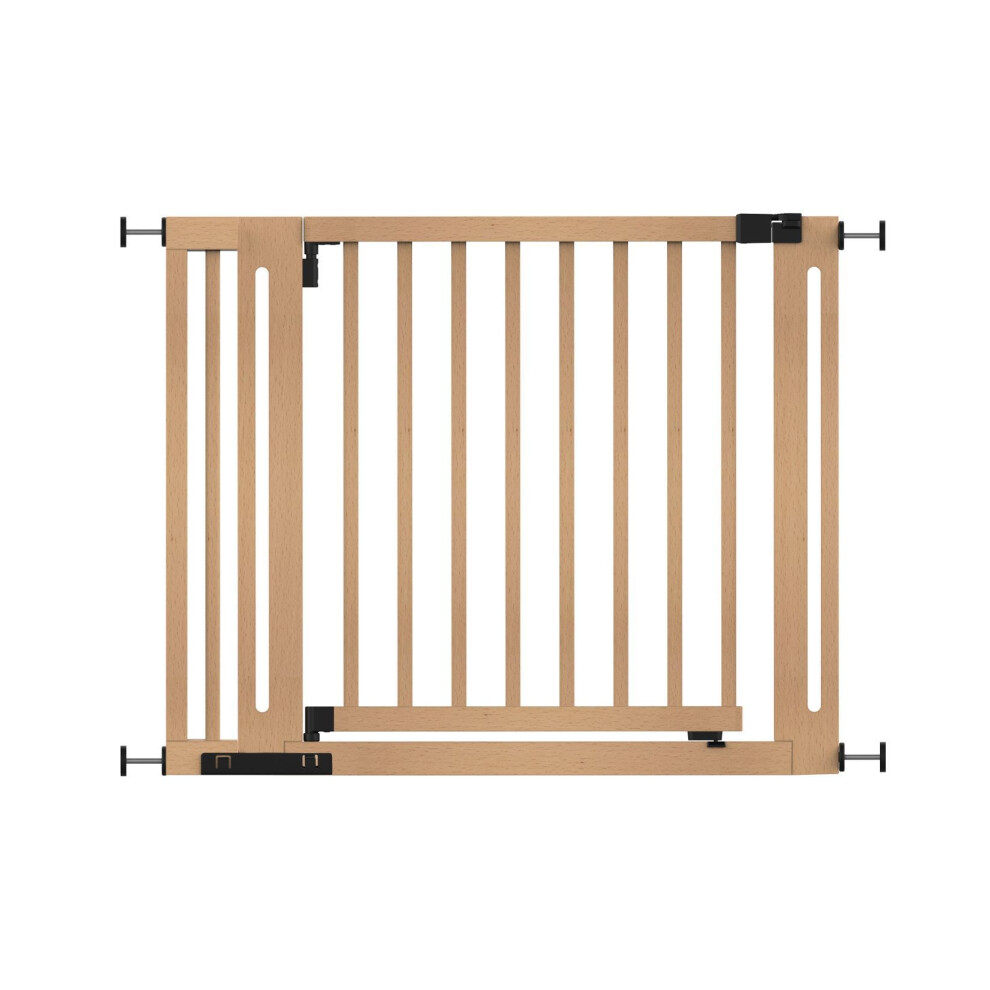 Safetots (Natural, 97Cm - 105Cm) Wooden Elegance Gate
