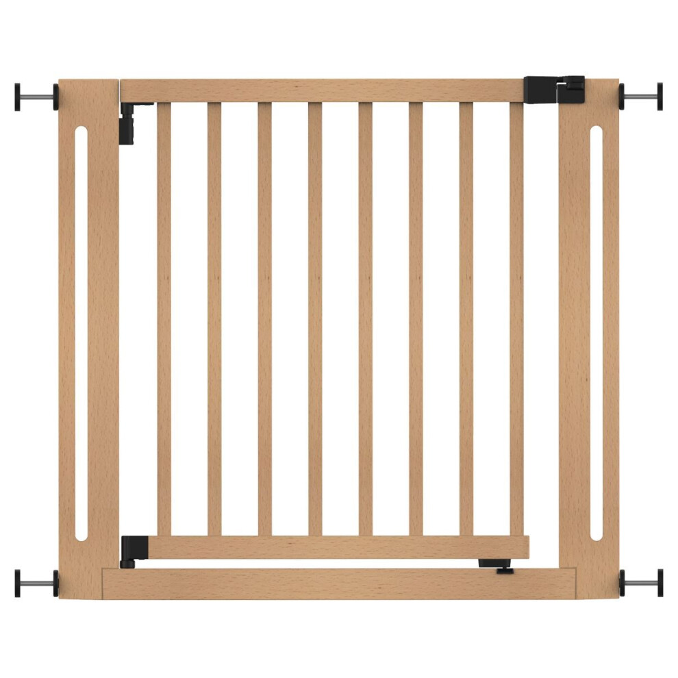 Safetots (Natural, 87Cm - 95Cm) Wooden Elegance Gate