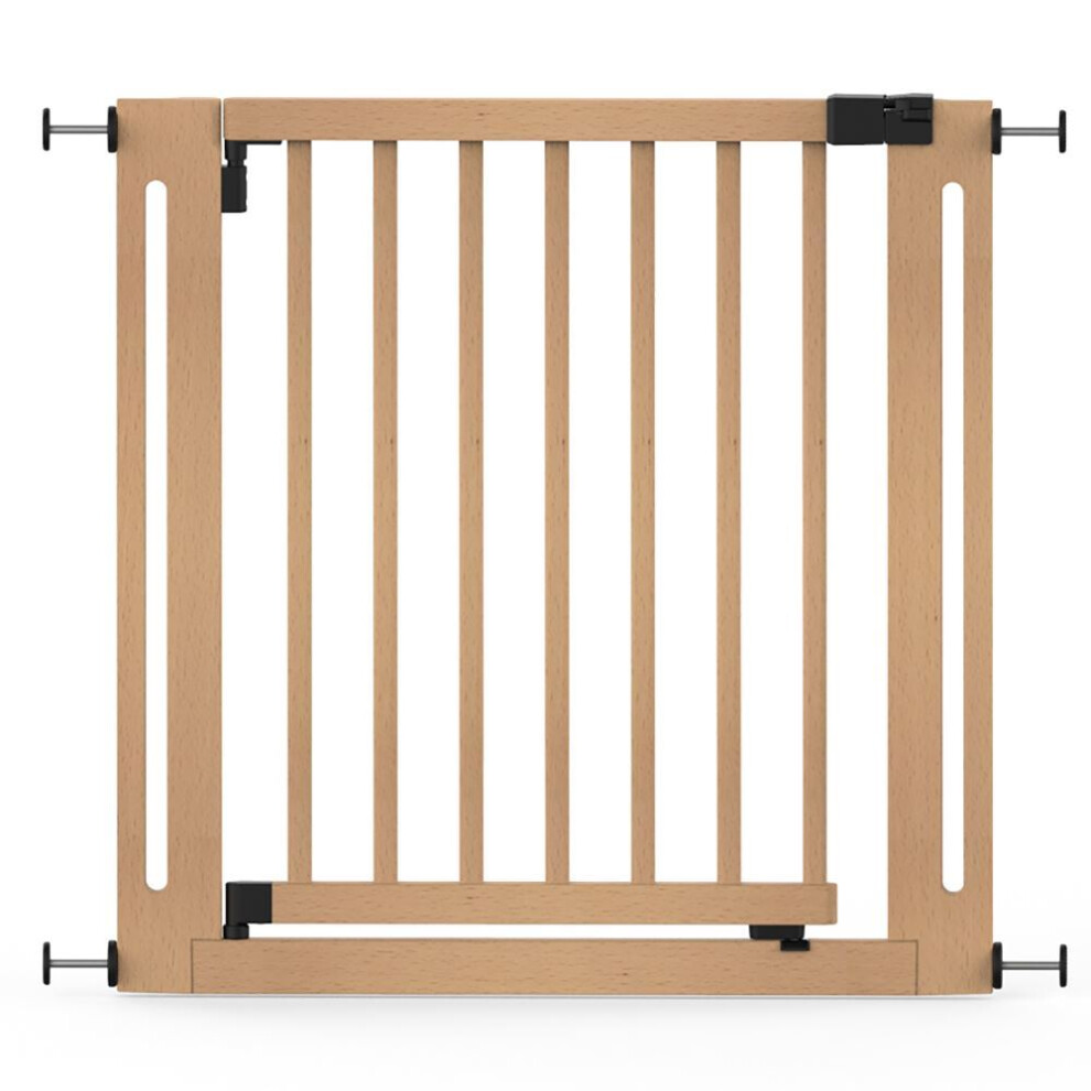 Safetots (Natural, 79Cm - 87Cm) Wooden Elegance Gate