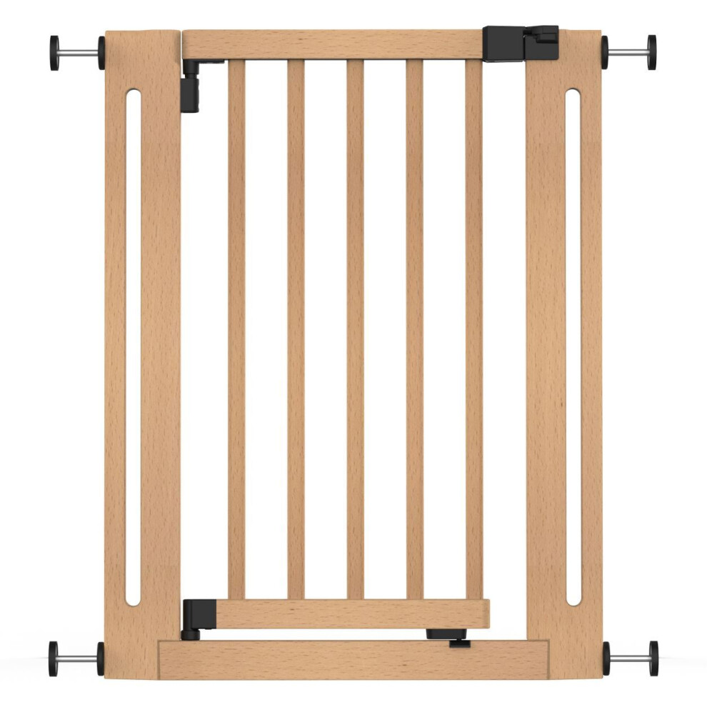 Safetots (Natural, 63Cm - 71Cm) Wooden Elegance Gate
