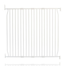 (110cm - 120cm, White) Safetots Eco Screw Fit Baby Gate