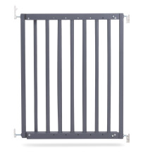(Grey) Safetots Chunky Wooden Screw Fit Stair Gate