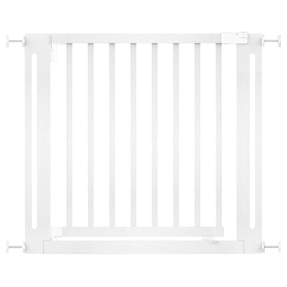 Safetots (White, 87Cm - 95Cm) Wooden Elegance Gate
