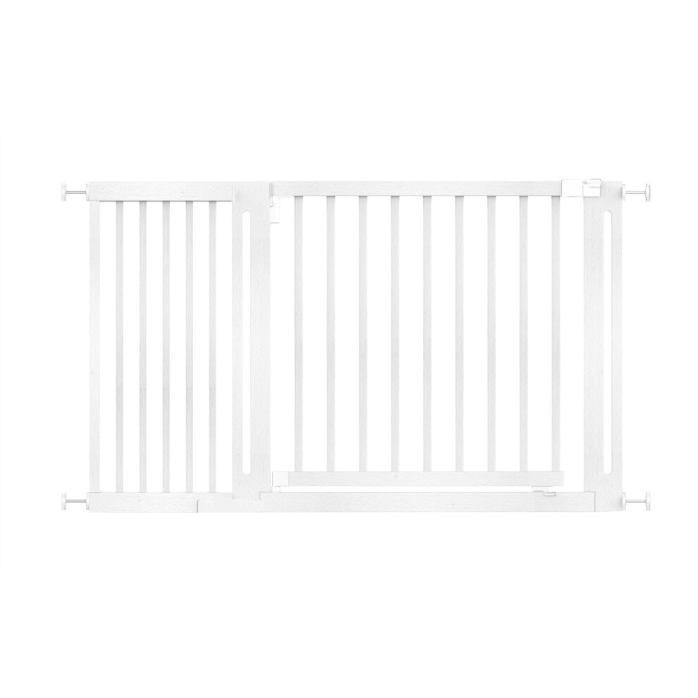Safetots (White, 135Cm - 143Cm) Wooden Elegance Gate