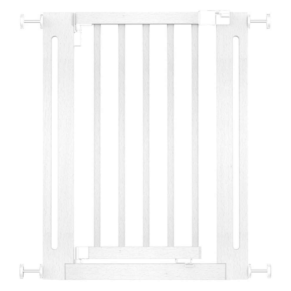 Safetots (White, 63Cm - 71Cm) Wooden Elegance Gate