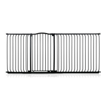 (Matt Black, 216cm - 225cm) Safetots Extra Tall Curved Top Gate