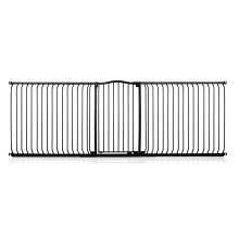 (Matt Black, 271cm - 280cm) Safetots Extra Tall Curved Top Gate