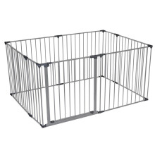 (105cm x 144cm, Grey) Safetots Premium Multi Panel Play Den