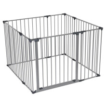 (105cm x 105cm, Grey) Safetots Premium Multi Panel Play Den