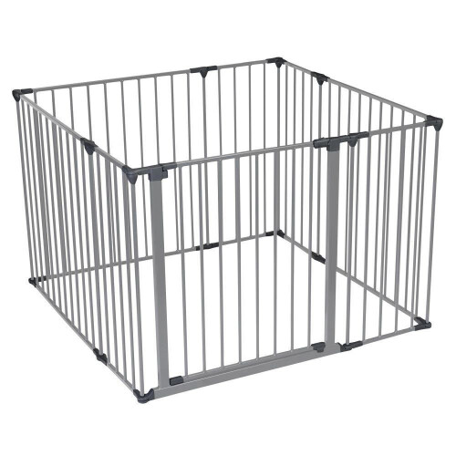 Safetots (105cm x 105cm, Grey) Safetots Premium Multi Panel Play Den