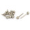 3mm Shank 10mm Dia Diamond Head Ball Shaped Grinding Mounted Point Bits 10pcs 1