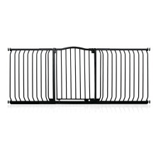 (Matt Black, 188cm - 197cm) Safetots Curved Top Safety Gate