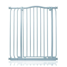 (Matt Gris, 80cm - 89cm) Safetots Barrera Extra Alta de Tope Curvo para Bebés