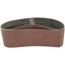 3-Inch x 21-Inch Aluminum Oxide Sanding Belt 800 Grits Sandpaper Flush Joint for Belt Sander 3pcs