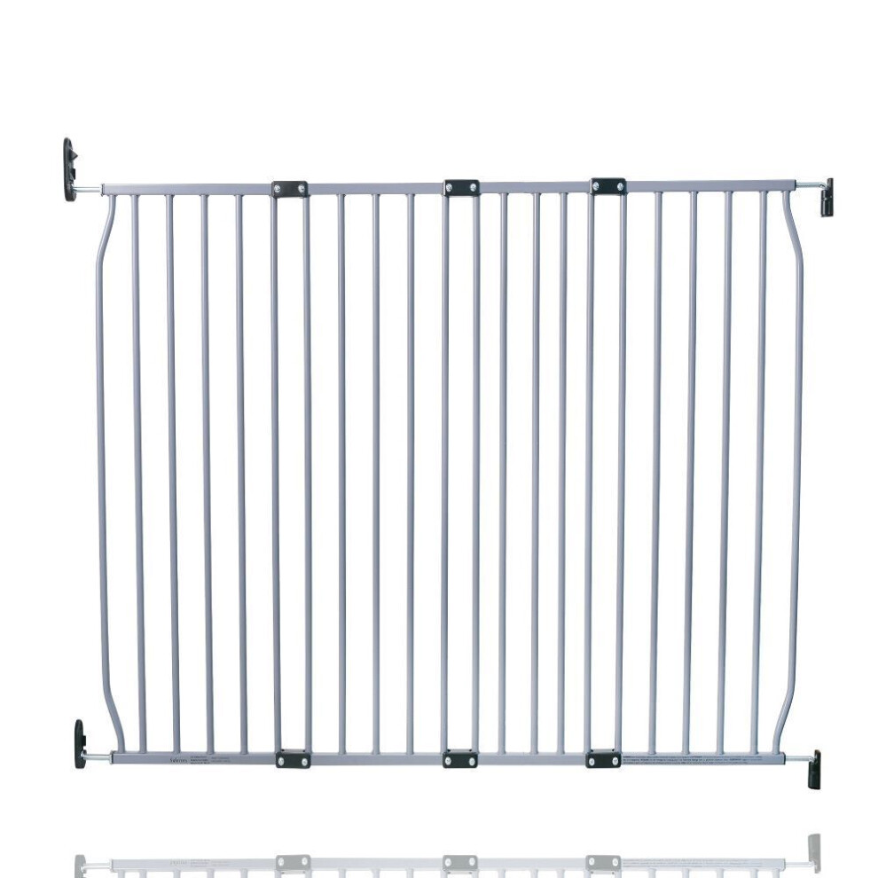 Safetots (130Cm - 140Cm, Grey) Eco Screw Fit Baby Gate