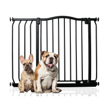 (Negro, 89cm - 98cm) Bettacare Barrera de Tope Curvo para Perros
