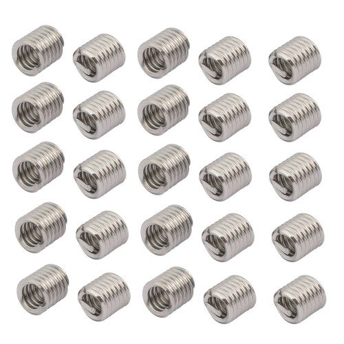 #6-32x0.276 304 Stainless Steel Helical Coil Wire Thread Insert 25pcs
