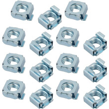 15pcs M10 65Mn Steel Zinc Plated Cage Nut for Server Shelf Cabinet